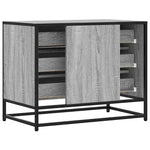 Kommode Grå Sonoma 70X41X56 Cm Konstruert Tre