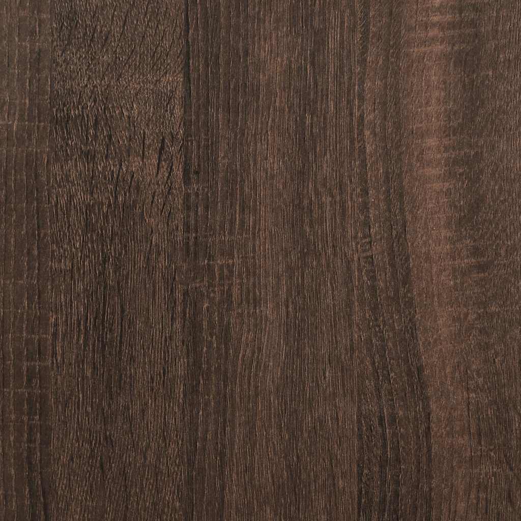 Kommode Brun Eik 70X41X56 Cm Konstruert Tre