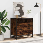 Kommode Røkt Eik 70X41X70 Cm Konstruert Tre