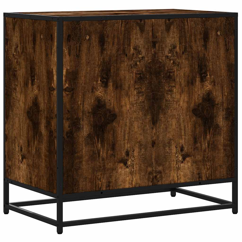 Kommode Røkt Eik 70X41X70 Cm Konstruert Tre
