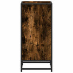 Bokhylle Røkt Eik 40X35X76 Cm Konstruert Tre