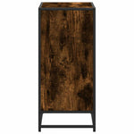 Bokhylle Røkt Eik 60X35X76 Cm Konstruert Tre