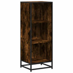 Bokhylle Røkt Eik 40X35X107,5 Cm Konstruert Tre
