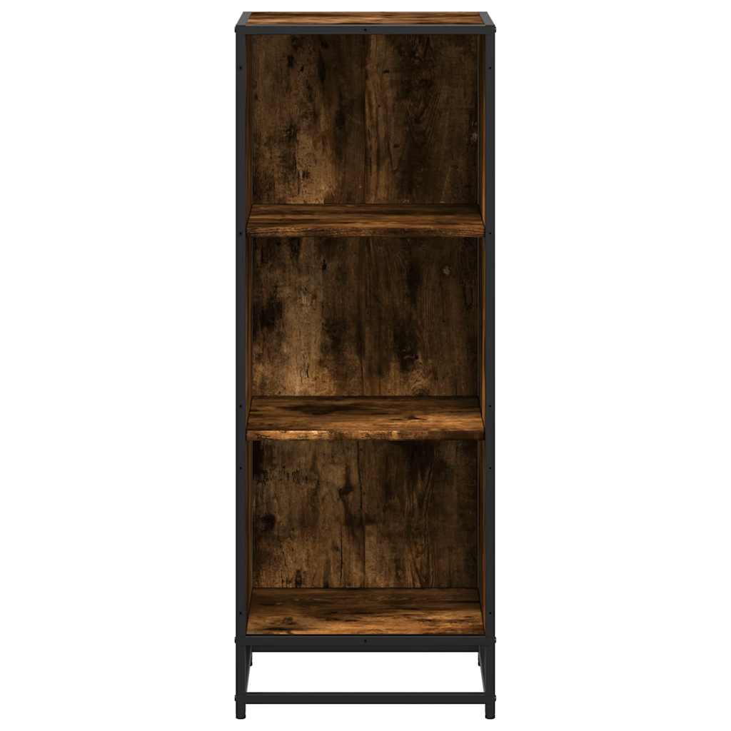Bokhylle Røkt Eik 40X35X107,5 Cm Konstruert Tre