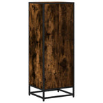 Bokhylle Røkt Eik 40X35X107,5 Cm Konstruert Tre