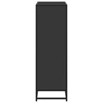 Bokhylle Svart 80,5X35X107,5 Cm Konstruert Tre