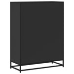 Bokhylle Svart 80,5X35X107,5 Cm Konstruert Tre