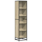 Bokhylle Sonoma Eik 40X35X170,5 Cm Konstruert Tre