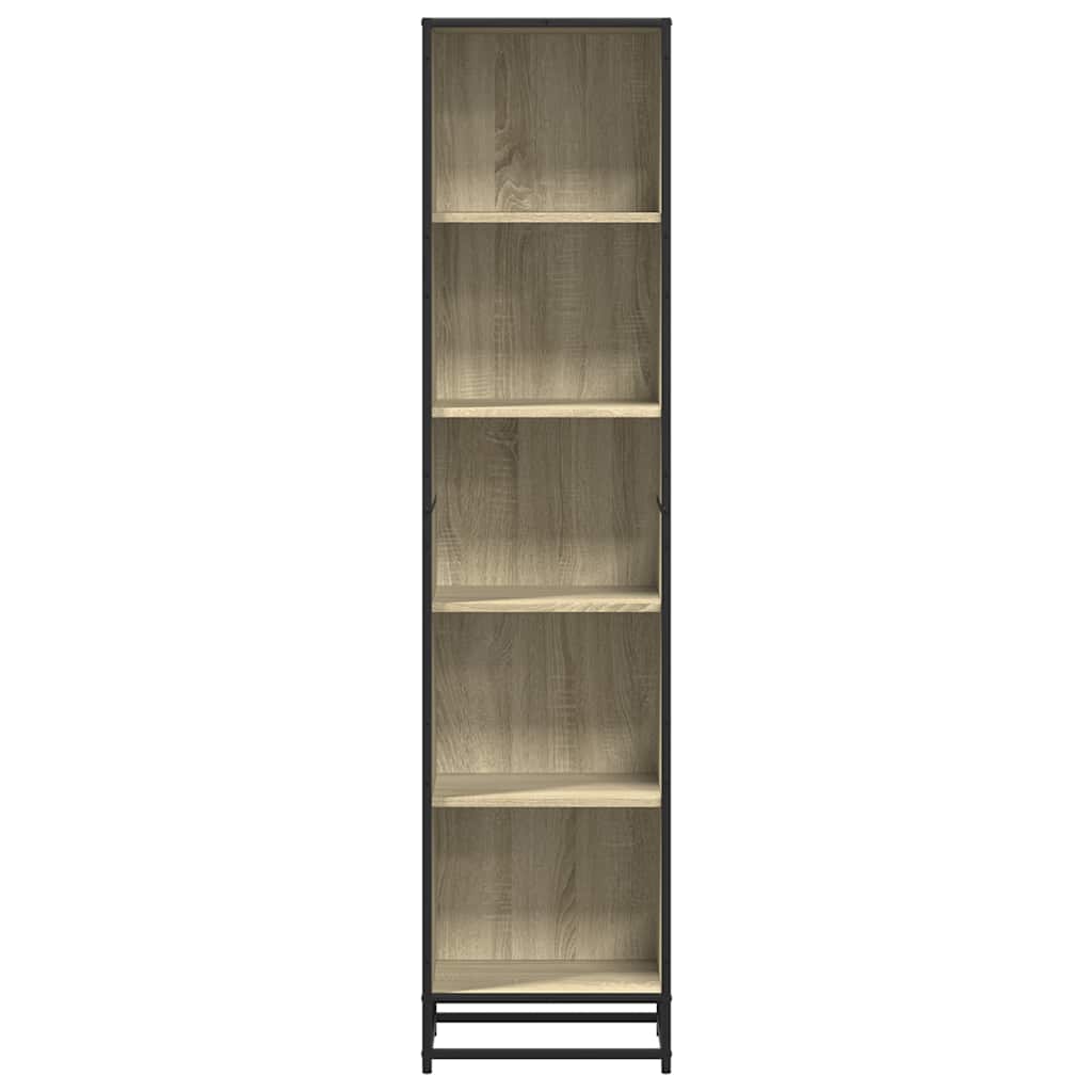 Bokhylle Sonoma Eik 40X35X170,5 Cm Konstruert Tre