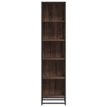 Bokhylle Brun Eik 40X35X170,5 Cm Konstruert Tre