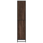 Bokhylle Brun Eik 40X35X170,5 Cm Konstruert Tre