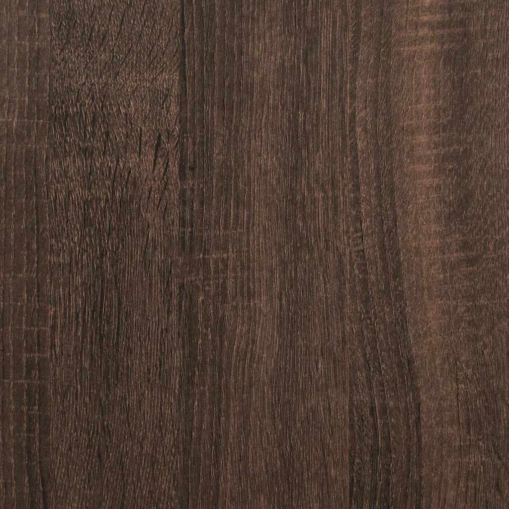 Bokhylle Brun Eik 40X35X170,5 Cm Konstruert Tre