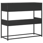 Konsollbord Svart 90X35X80 Cm Konstruert Tre