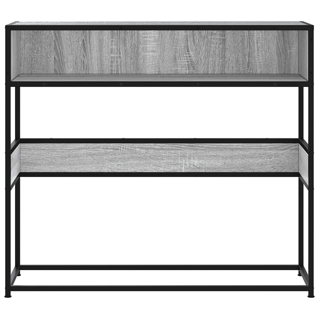 Konsollbord Grå Sonoma 90X35X80 Cm Konstruert Tre