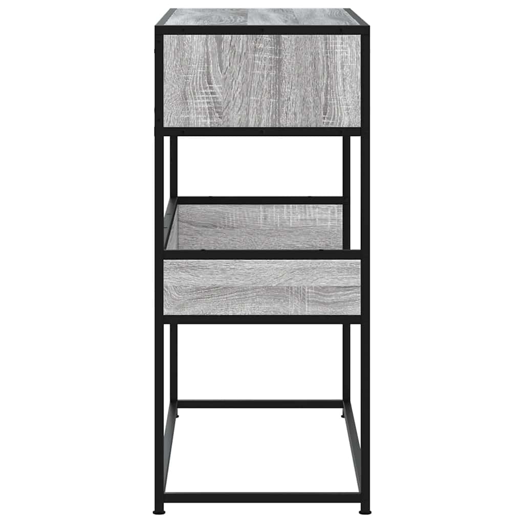 Konsollbord Grå Sonoma 90X35X80 Cm Konstruert Tre