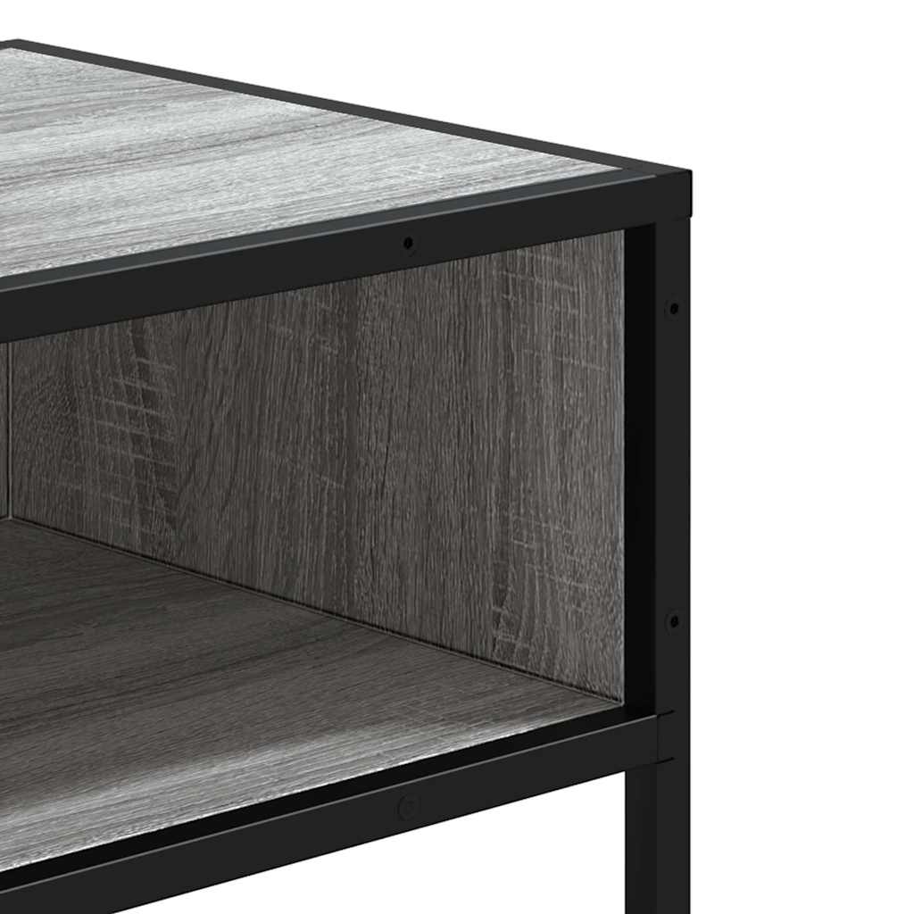 Konsollbord Grå Sonoma 90X35X80 Cm Konstruert Tre