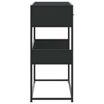 Konsollbord Svart 90X35X80 Cm Konstruert Tre