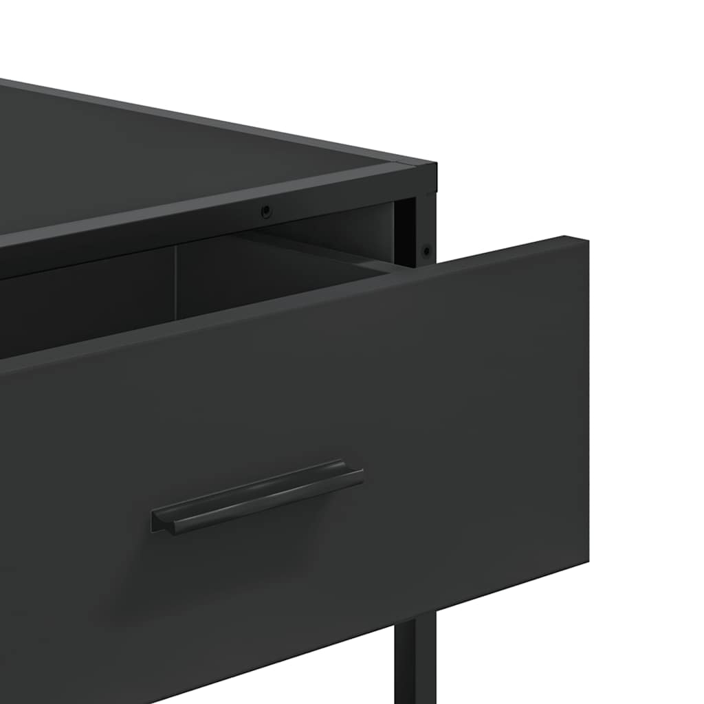 Konsollbord Svart 90X35X80 Cm Konstruert Tre