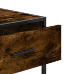 Konsollbord Sonoma Eik 90X35X80 Cm Konstruert Tre