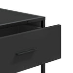 Konsollbord Svart 90X35X80 Cm Konstruert Tre