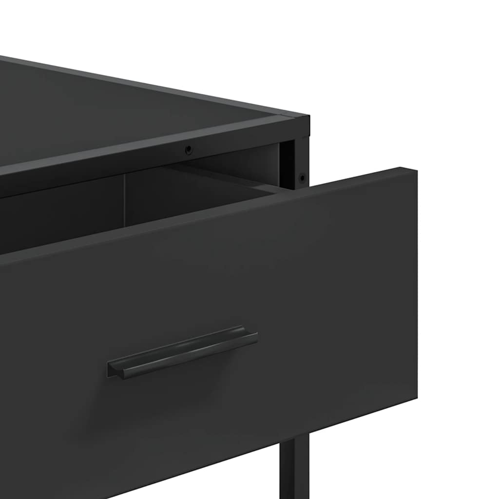 Konsollbord Svart 90X35X80 Cm Konstruert Tre