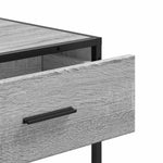 Konsollbord Grå Sonoma 90X35X80 Cm Konstruert Tre