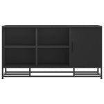 Skobenk Svart 100X40X53,5 Cm Konstruert Tre Og Metall
