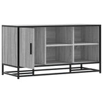 Skobenk Grå Sonoma 100X40X53,5 Cm Konstruert Tre Og Metall
