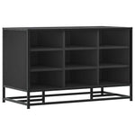 Skobenk Svart 84X40X53,5 Cm Konstruert Tre Og Metall