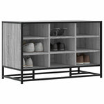 Skobenk Grå Sonoma 84X40X53,5 Cm Konstruert Tre Og Metall