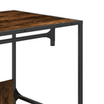 Garderobe Røkt Eik 90X50X180 Cm Konstruert Tre