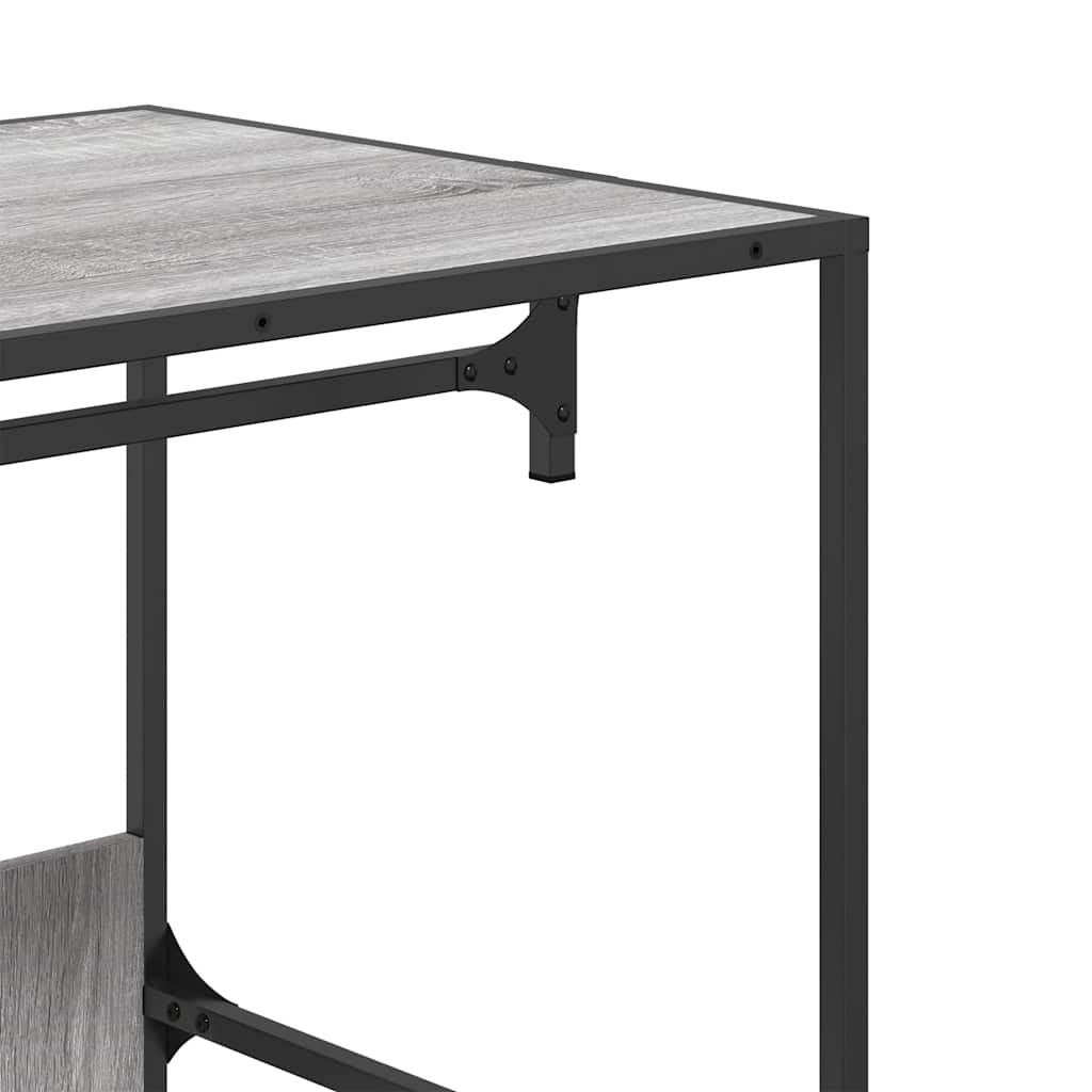 Garderobe Grå Sonoma 90X50X180 Cm Konstruert Tre