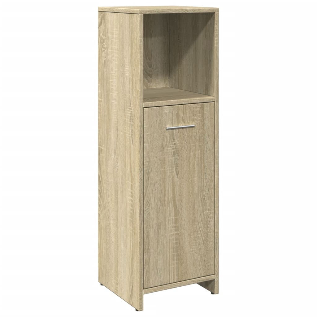 Baderomsskap Sonoma Eik 30X30X95 Cm Sponplate