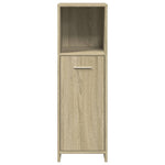 Baderomsskap Sonoma Eik 30X30X95 Cm Sponplate