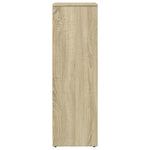 Baderomsskap Sonoma Eik 30X30X95 Cm Sponplate