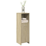 Baderomsskap Sonoma Eik 30X30X95 Cm Sponplate