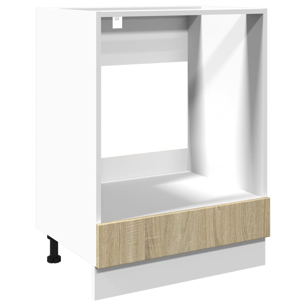 Ovnskap Sonoma Eik 60X46X81,5 Cm Sponplate