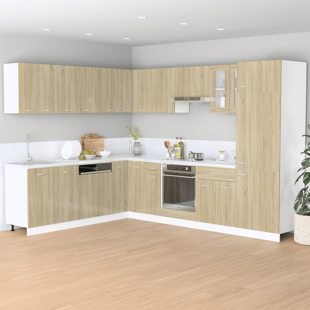 Ovnskap Sonoma Eik 60X46X81,5 Cm Sponplate