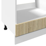Ovnskap Sonoma Eik 60X46X81,5 Cm Sponplate