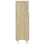 Baderomsskap Sonoma Eik 30,5X30X95 Cm Konstruert Tre