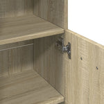 Baderomsskap Sonoma Eik 30,5X30X95 Cm Konstruert Tre