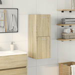 Baderomsskap Sonoma Eik 30X30X80 Cm Sponplate