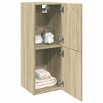 Baderomsskap Sonoma Eik 30X30X80 Cm Sponplate
