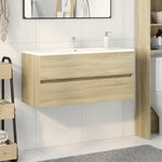 Servantskap Sonoma Eik 100X38,5X45 Cm Konstruert Tre