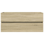 Servantskap Sonoma Eik 100X38,5X45 Cm Konstruert Tre