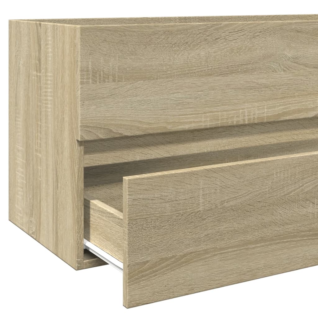 Servantskap Sonoma Eik 100X38,5X45 Cm Konstruert Tre