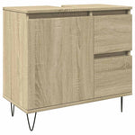Baderomsskap Sonoma Eik 65X33X60 Cm Konstruert Tre
