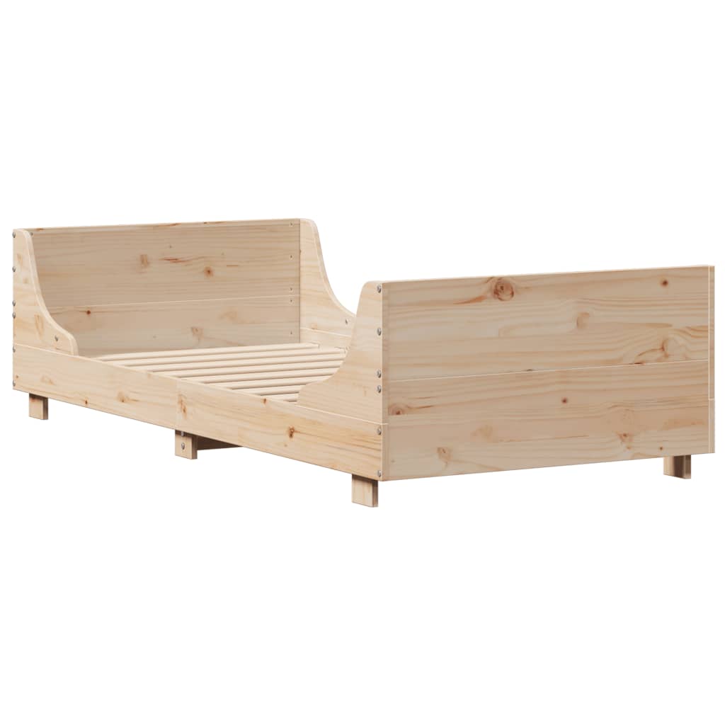 Sengeramme Uten Madrass 90X200 Cm Heltre Furu