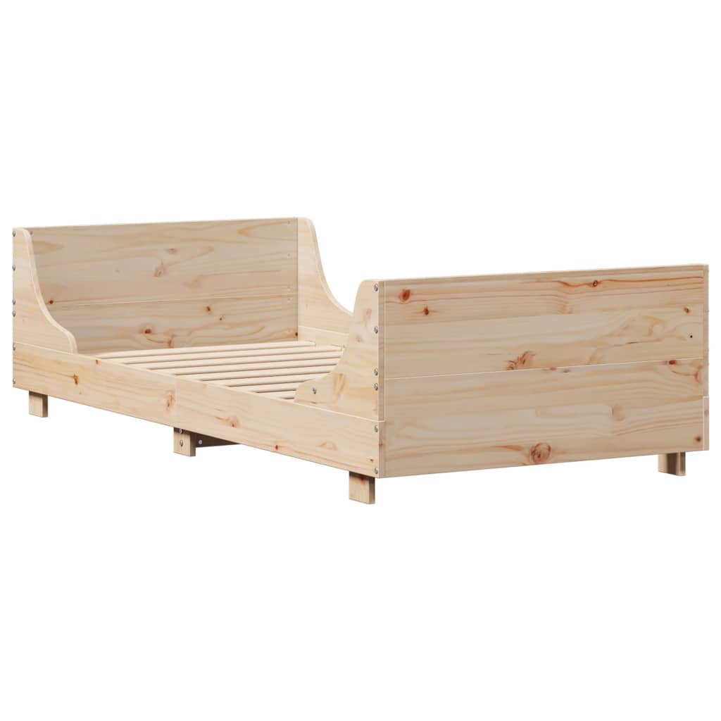 Sengeramme Uten Madrass 90X200 Cm Heltre Furu
