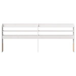 Hodegavl Med Hyller Hvit 200 Cm Heltre Furu